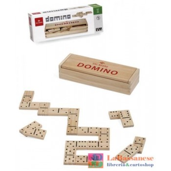 DOMINO IN LEGNO CON SCATOLA...