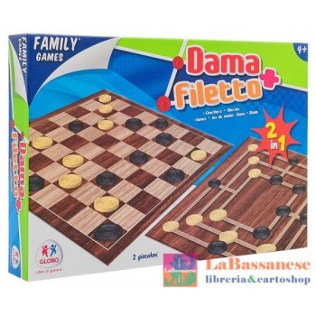 GIOCO DAMA E FILETTO - 40327