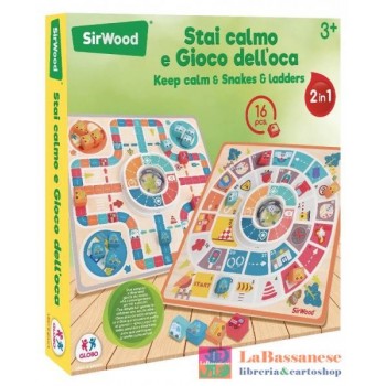 GIOCO DELL'OCA/STAI CALMO IN LEGNO - 39937