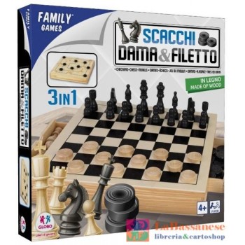 GIOCO SCACCHI/DAMA/FILETTO...