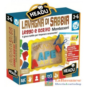 LAVAGNA DI SABBIA LEGGO E SCRIVO MONTESSORI - IT22403