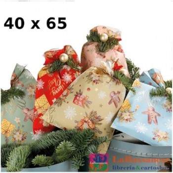 CONFEZIONE 50 BUSTE REGALO 40X65 FANTASIA ZENZY - UDT68