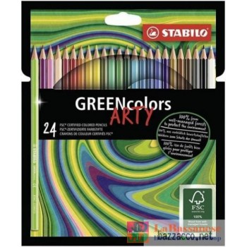 MATITE GREENCOLORS 24PZ STABILO (Cod. 6019/24-20)