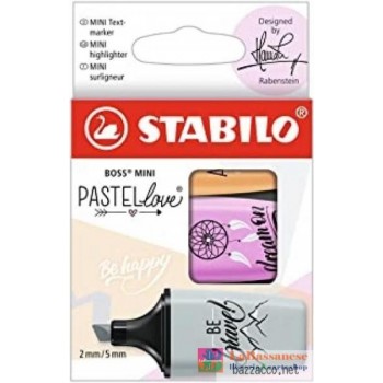 STABILO BOSS MINI PASTELLOVE 2.0 ASTUCCIO DA 3 COLORI - 07/03-59 (Cod. 07/03-59)