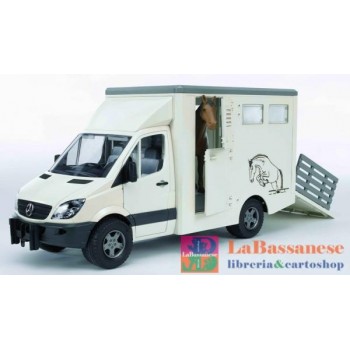 MERCEDES BENZ SPRINTER TRASPORTO ANIMALI CON 1 CAVALLO - 2533