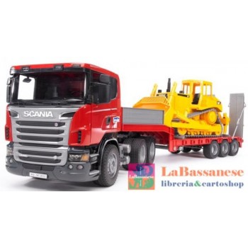 SCANIA R-SERIES CAMION ARTICOLATO CON CAT BULLDOZER - 3555