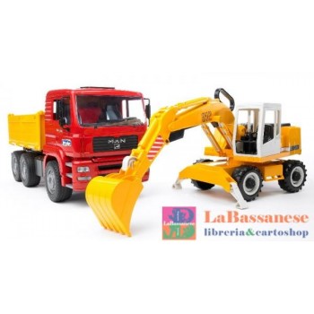 MAN TGA CAMION CON SCAVATRICE LIEBHERR - 2751