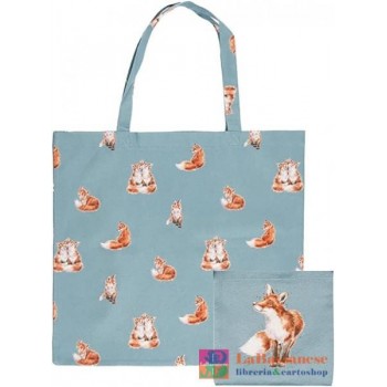 BORSA PIEGHEVOLE BORN TO BE WILD FOX (Cod. BGF007)