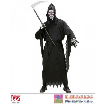 COST.GRIM REAPER (TUNICA. CINTURA. MASCHERA CON CAPPUCCIO) (M) - 02672