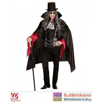 COST.VAMPIRO (CAMICIA CON GILET. JABOT CON MEDAGLIONE. MANTELLO) (M/L) - 07151