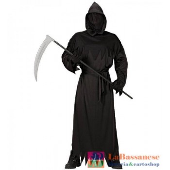 COST.REAPER (TUNICA CON CAPPUCCIO MASCHERA VISO INVISIBILE. CINTURA) (S) - 07441