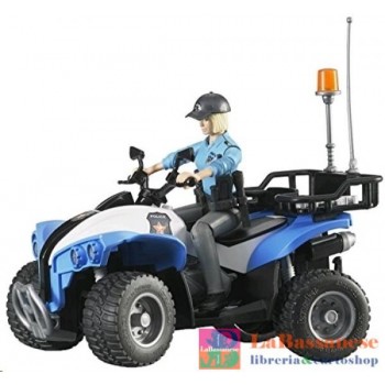 QUAD POLIZIA CON POLIZIOTTA E ACCESSORI - 63010