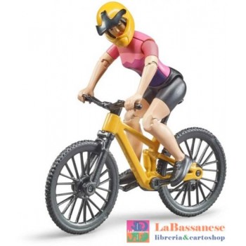 MOUNTAIN BIKE CON CICLISTA - 63111