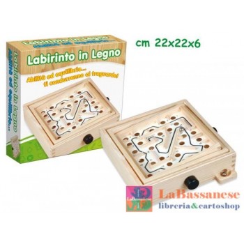 GIOCO LABIRINTO IN SCATOLA CM 20X20 - 40173