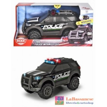 CITY HEROES FORD POLICE INTERCEPTOR CM. 30 CON LUCI E SUONI - 203306017